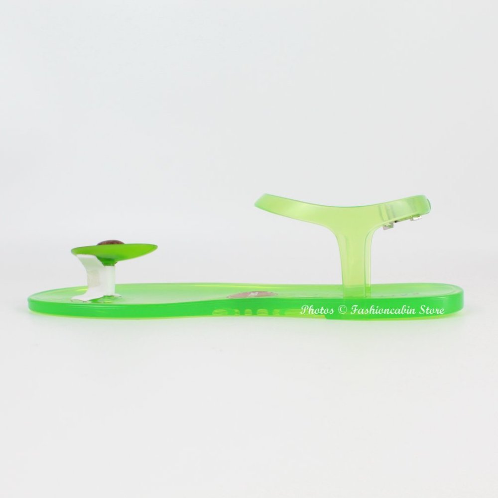 NEW KATY PERRY Geli Jelly Avocado Sandal, US 10 - Picture 7 of 11